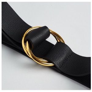 B-LOW THE BELT Rachel Zoe Black Camille Wrap L/XL